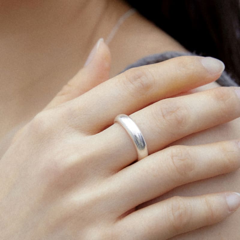 Byweekend 4mm Matt Engage Ring