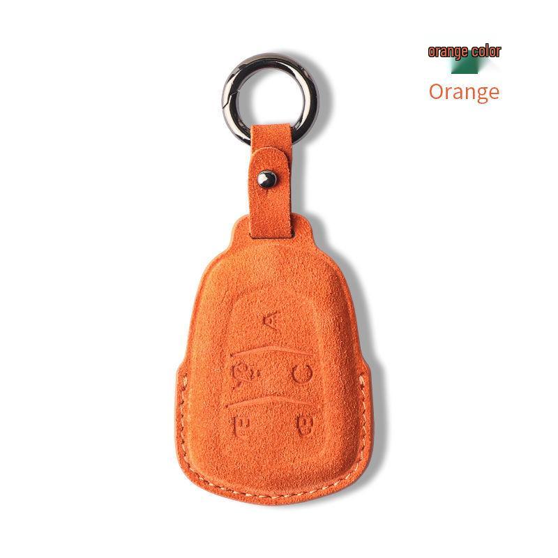 Suede Key Case for Cadillac XT4/XT5/XT6, CT4/CT6, XTS, ATSL Models