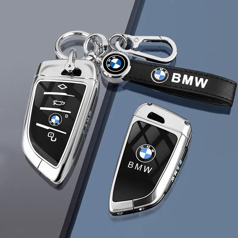 Funda de aleación de Zinc para llave remota de coche, para BMW F10 F20 F30 G20 G30 X1 X3 X5 X6 X7 1 3 5 6 7 G11 F15 F48 M3 M5 FY3