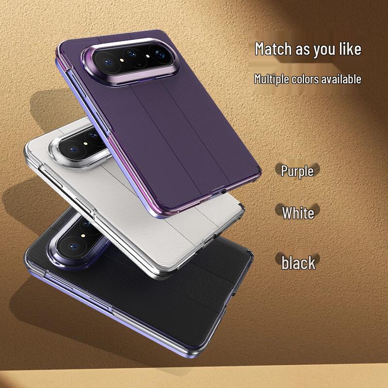 ESCASE Premium Magnetic Leather Folding Phone Case for Huawei Pura X Max
