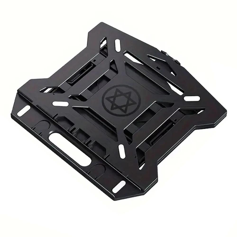 

N2 Складана підставка для ноутбука з основою, що обертається на 360°, та тримачем для телефону, 8-рівневий ергономічний підйомник для ноутбука