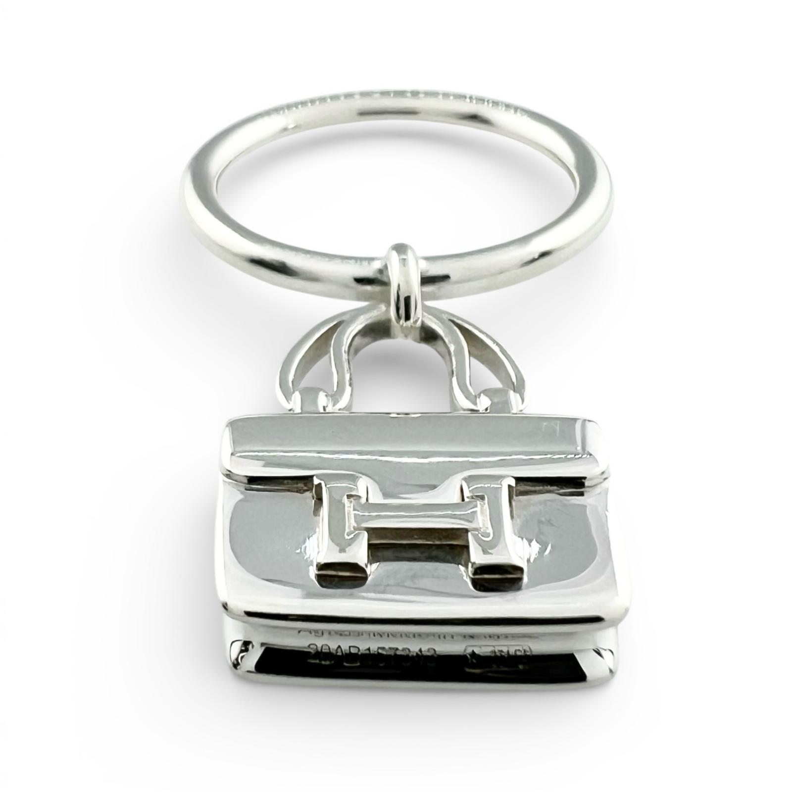

Excellent HERMES Ring Amulet Constance Silver AG925 Women 52 Used