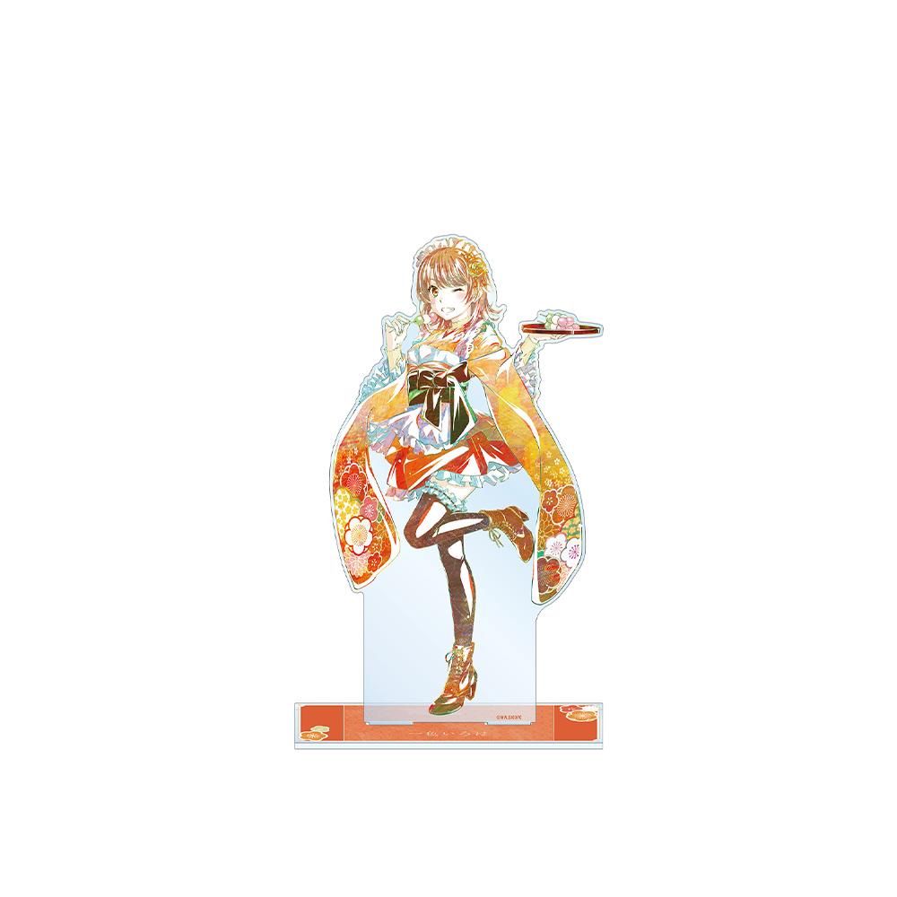 

My Teen Romance Comedy Smashes It Yukino Yui Iroha Kimono maid costume Acrylic Keychain Desktop Decor desk ornament anime goods 15 cm
