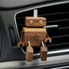 Wood Essential Oil Fragrance Expander Hand Made Car Mounted Perfume Robot Fragrance Bottle  Car