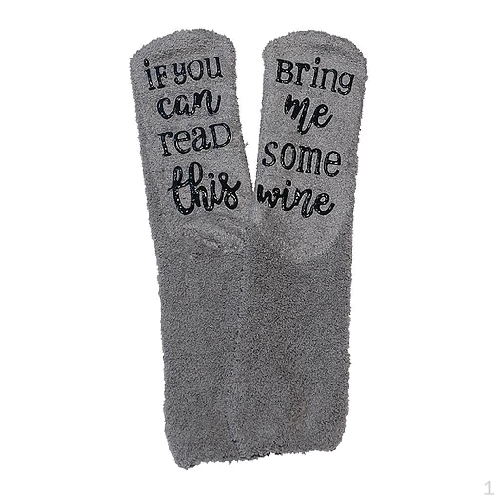 

Saying Socks Постельные тапочки Подарки для экипажа серый