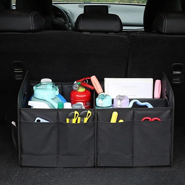 Nexxxly Trunk Box Large Car Storage for Trunk Storage - Foldable, Capacity, Case/Box