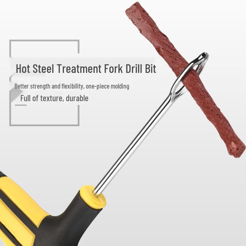 Rapid Repair Kit: Car & Motorcycle Tire Vacuum Glue and Emergency Tool Set