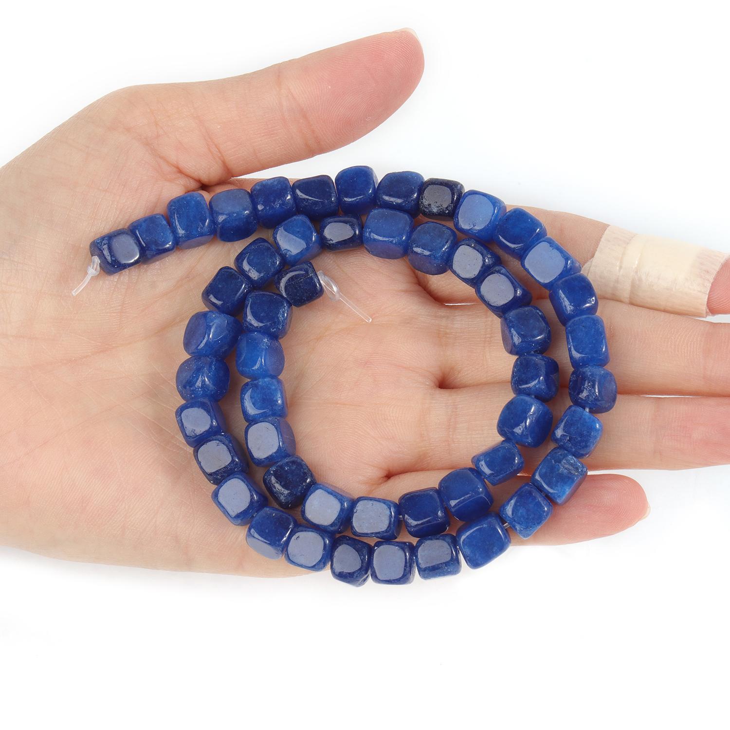 

5-7 мм нерегулярные квадратные каменные бусины бирманский кианит амазонит нефрит бусины для изготовления ювелирных изделий своими руками браслет ожерелье аксессуары kyanite jade