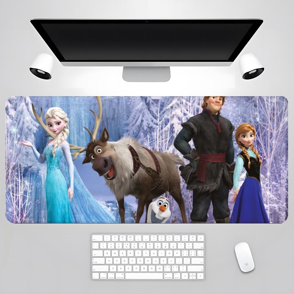 

Frozen Mouse Pad Gamer Pc Gaming Accessories Rubber Mat XXL Deskmat Mats Keyboard Cabinet Mause Laptops 800x400x3mm