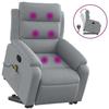 VidaXL Fauteuil de Massage Inclinable, Chaise de Relaxation avec Dossier, Siège avec Accoudoirs, Fauteuil TV de Salle de 3204992
