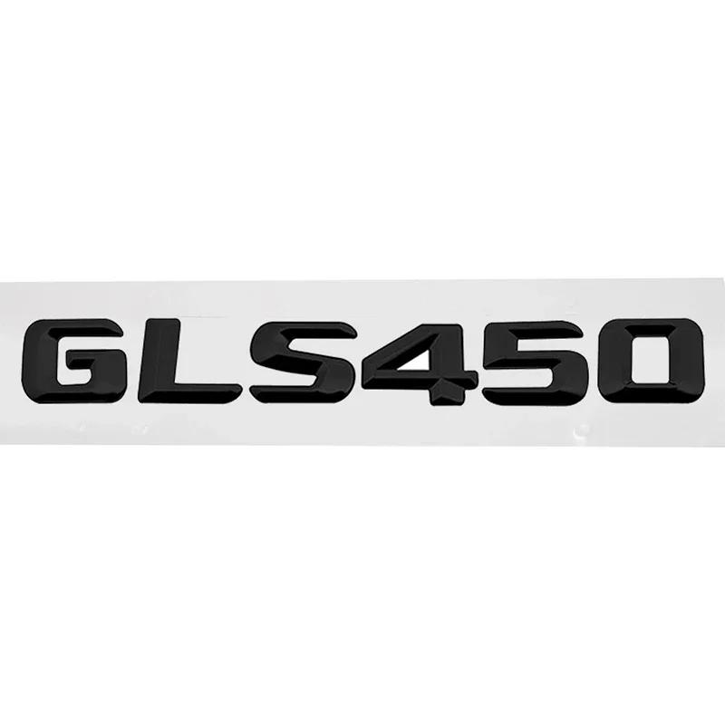 3D Car Stickers Rear Tail Decal Emblem for Mercedes Benz GLS400 GLS450 GLS500 GLS550 GLS580 GLS600 Accessories