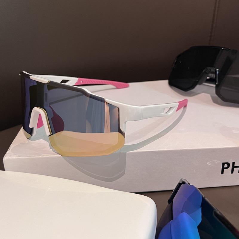 1/2PCS UV400 Hiking Cycling Glasses Large Frame Sunglasses for Fishing Driving Bike Bicycle Goggles
