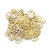 Steampunk Multicolor Gear Pendant: DIY Alloy & Resin Jewelry Accessory