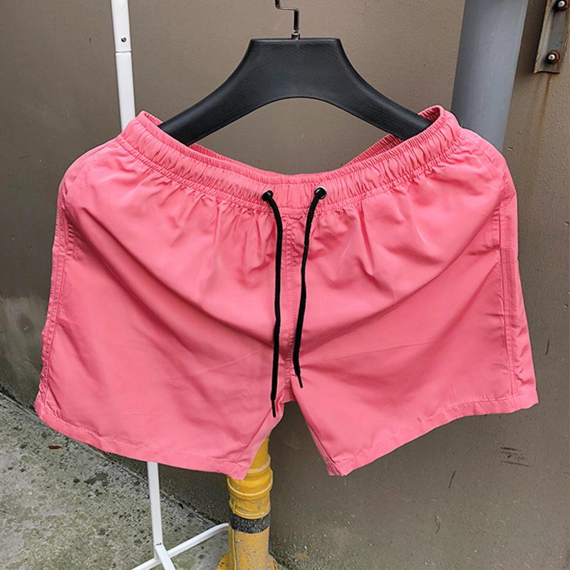 Men's Quick-Dry Candy Color Beach Shorts - Trendy Loose-Fit Sportswear