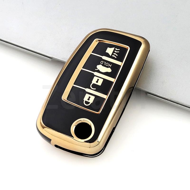 4 Buttons Car Key Case Cover Tpu Auto Shell Holder For Nissan X-Trail Qashqai J11 Juke Murano Micra Tiida Maxima Altima Kicks