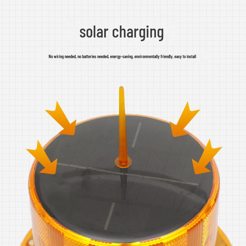 Solar Navigation Warning Beacon Light