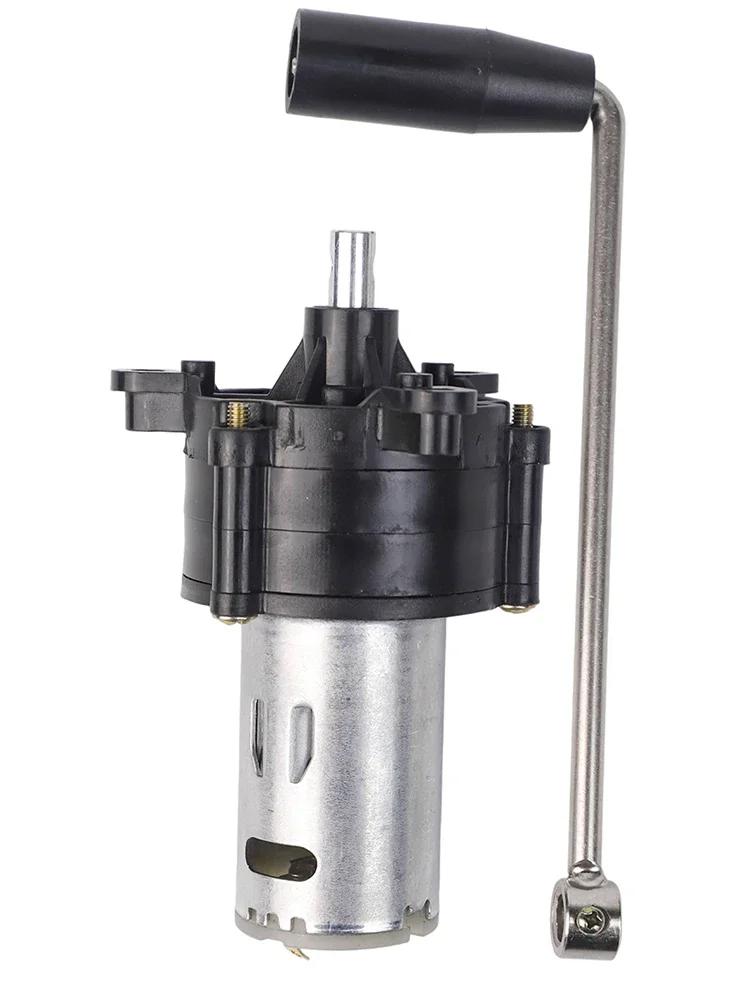 Hydraulic Hand Cranked Generator 6V 24V DC Wind Turbine Equipped with Planetary Gear for High Efficiency Power Output