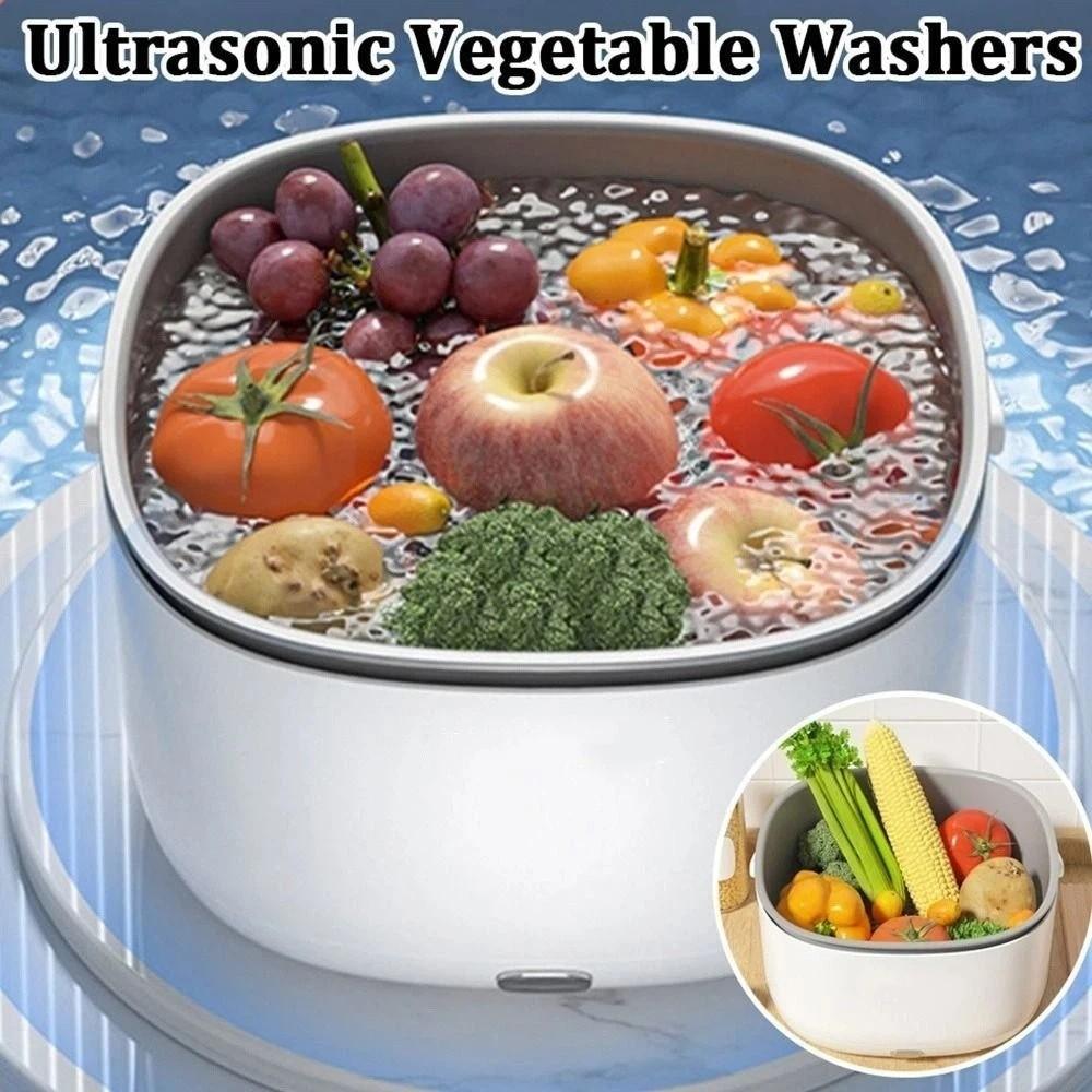 With Handle Ultrasonic Fruit Washing Machine Durable Electric Food Purifier Fruit Cleaning