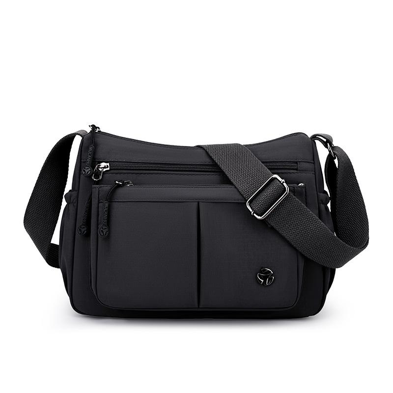Women s Casual Large Capacity Crossbody Bag - Lightweight Nylon, Multi-Compartment for Summer