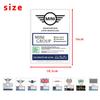 Auto Frontscheibe Statischer Aufkleber Wasserdicht Statische Folie Passend für Mini Cooper R50 R52 R53 R55 R56 R60 R61 F54 F55 F60 Clubman