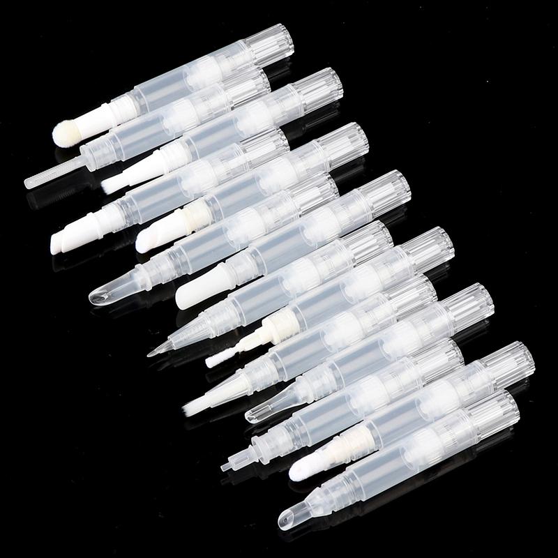 PP+PC Empty Nail Oil Pen With Brush Liquid Foundation Refillable Bottles 1.5ml