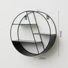 Wall Mounted Floating Shelves Decorative Shelves Circular Storage Rack Creative Plant Flower Pot Tray Nordic Home Decoration