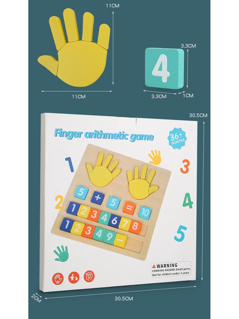 Children's Educational Wooden Abacus Board for Math Learning and Enlightenment