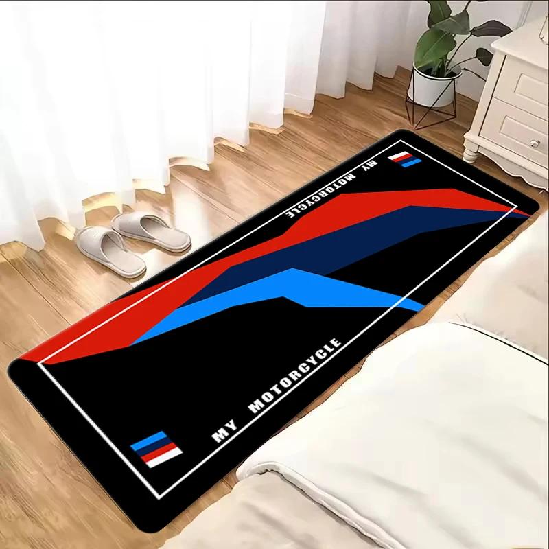 

VIKAMA Motorcycle Parking Carpet, Non-Slip Dirt Resistant Floor Mat, Easy Wash Soft Rug for Garage, Bedroom, Racing Bike Display 40cmx60cm