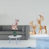 Elegant Cat And Reindeer Animal Sculpture Collection Artistic Fireplace Ornament European Decorative