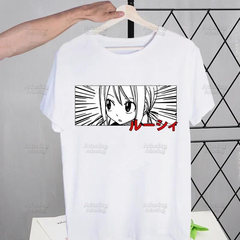 Fairy Tail Guild Men's T-shirts Funny Hip Hop Summer Women Men Tshirts Ulzzang Harajuku Cartoon Anime Natsu Zodiac T-Shirt Shirt