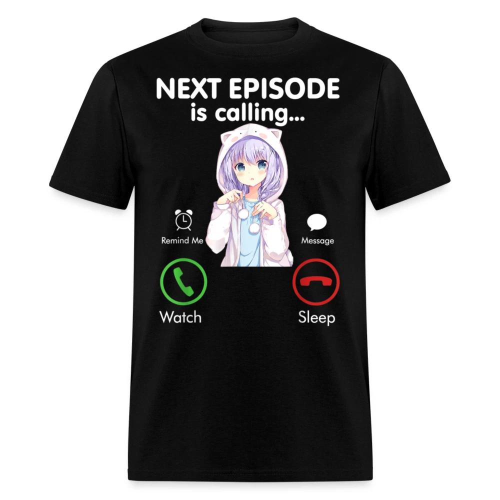 Next Episode is calling shirt Cute Beautiful Anime Lovers Phone Call T-Shirt XXXL