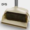 2Pcs/Set Long Handle Broom Dustpan Set Self-Cleaning Indoor Broom Floor Cleaning Soft Bristle Broom Dustpan Set