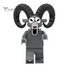 Horror Deer Figurine 1/3/4Pcs Survival Game Action Figure Cartoon Goat Owl Bear Wolf Bat Men Decoration Ornament Forest Night Fans Collectibles