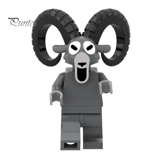 Horror Deer Figurine 1/3/4Pcs Survival Game Action Figure Cartoon Goat Owl Bear Wolf Bat Men Decoration Ornament Forest Night Fans Collectibles