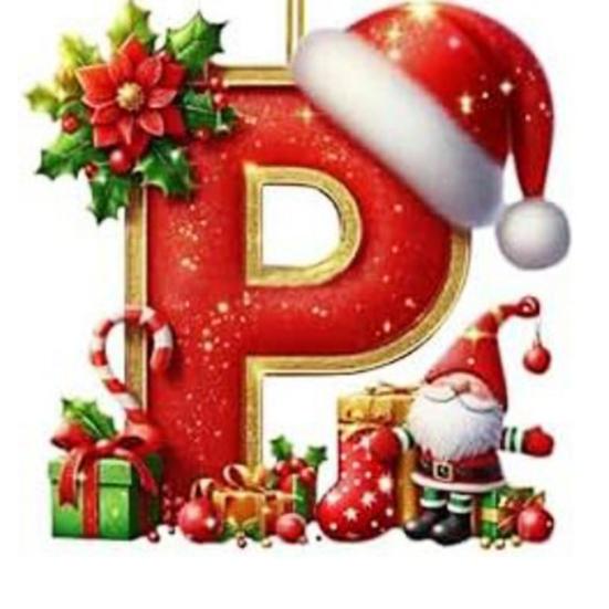 Red Initials Christmas Ornaments 2D Acrylic Personalized Gnomes Monogram Pendant with Santa Hat 26 Letters Christmas Tree Hanging Decoration for Xmas