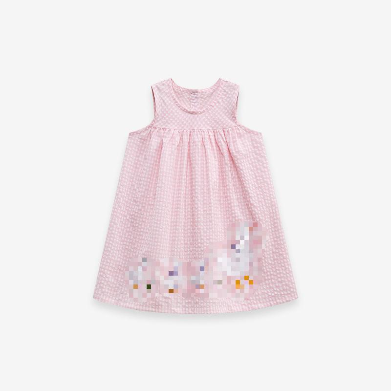 Girls Summer Sleeveless Dress Cute Toddler and Kids Vest Dress 90