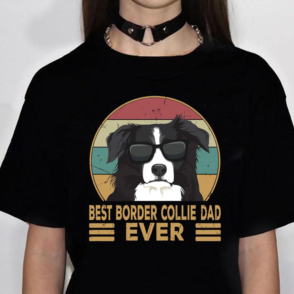 Border Collie t shirt Women streetwear Y2K harajuku tshirts girl y2k clothes