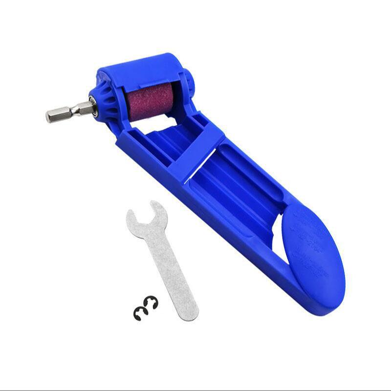 Affilatrice per punte da trapano portatile da 2.0-12.5mm 1 Set Affilatrice per punte per mola in corindone Utensile per punte da trapano