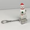 Christmas Themed Keyboard Keychain Stress Relief Toys Keychain Fidget Keyboard Clicker Button Key Chain Bag Charm Pendant