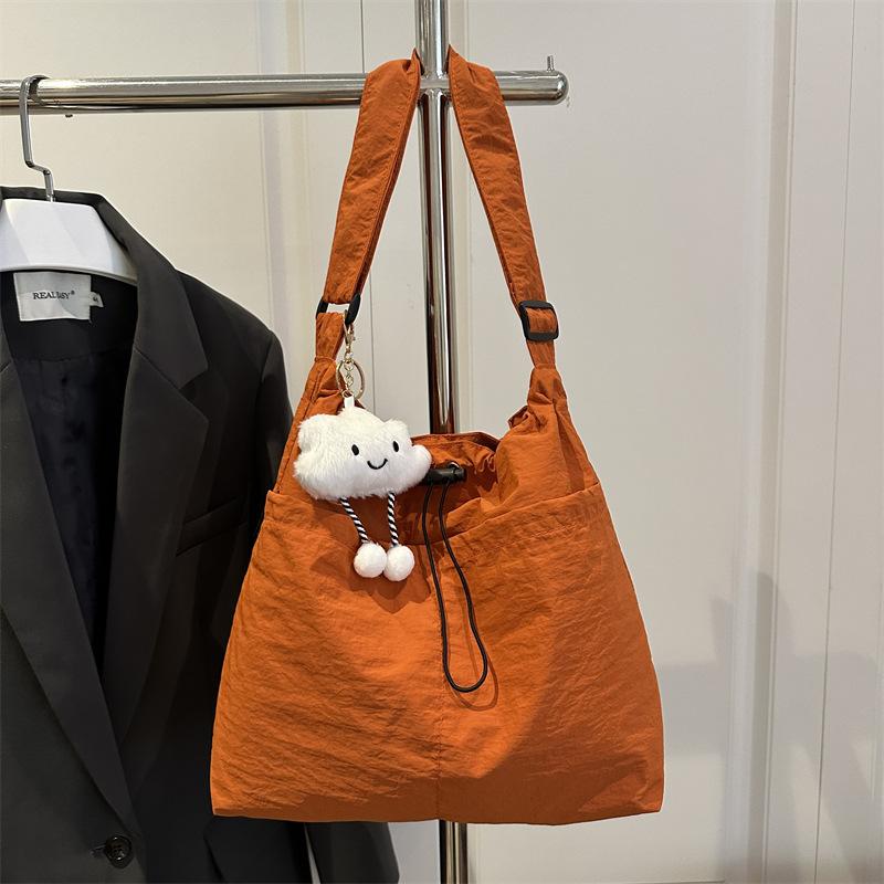 

Японская повседневная большая сумка женская 2025 новая мода сумка-шоппер на плечо для мамы большой вместимости сумка-тоут сумка для поездок на занятия