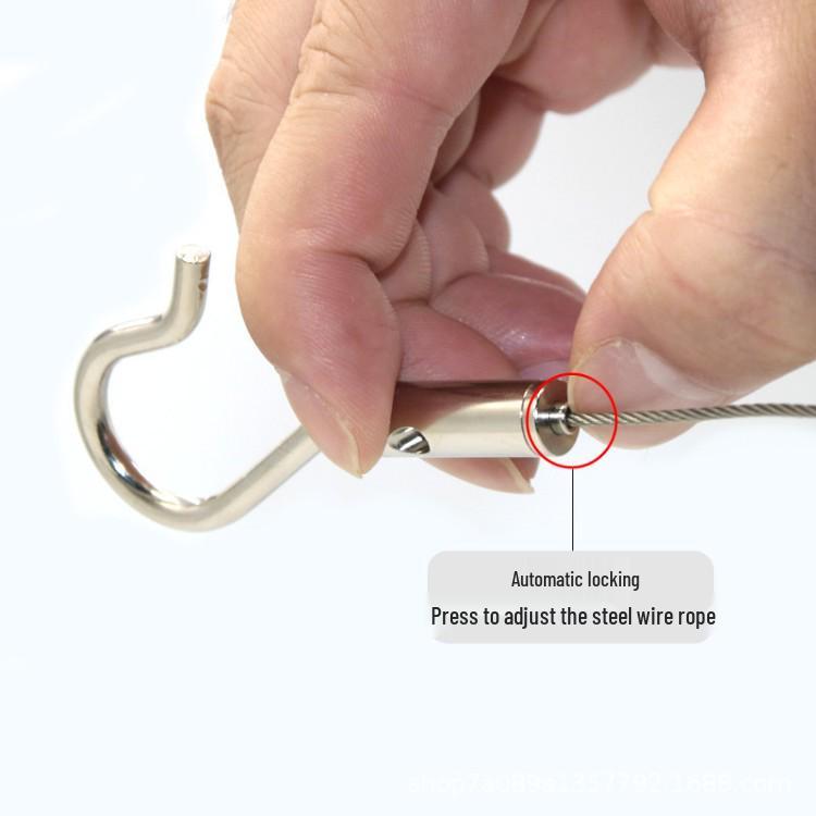 Adjustable Stainless Steel Wire Rope Sling Hook and Lock Device
