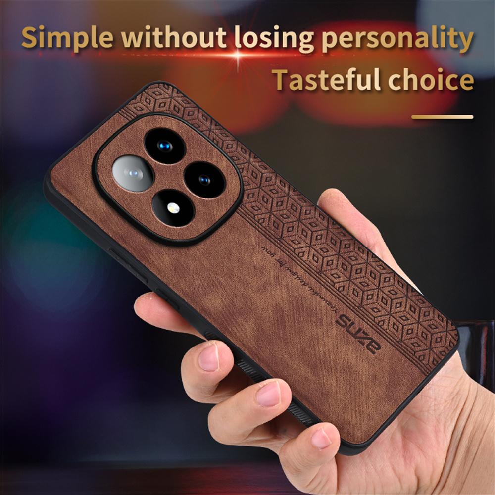 AZNS For Xiaomi Redmi Note 14 Pro+ 5G Case Protective PU Leather Covered TPU Phone Shell