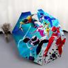 1pc Power Rangers Automatic Opening Folding Umbrella with 8-Bone Iron Frame, Portable Outdoor for Fans, Travelers, Everyday Use, and Gift Giving.T002