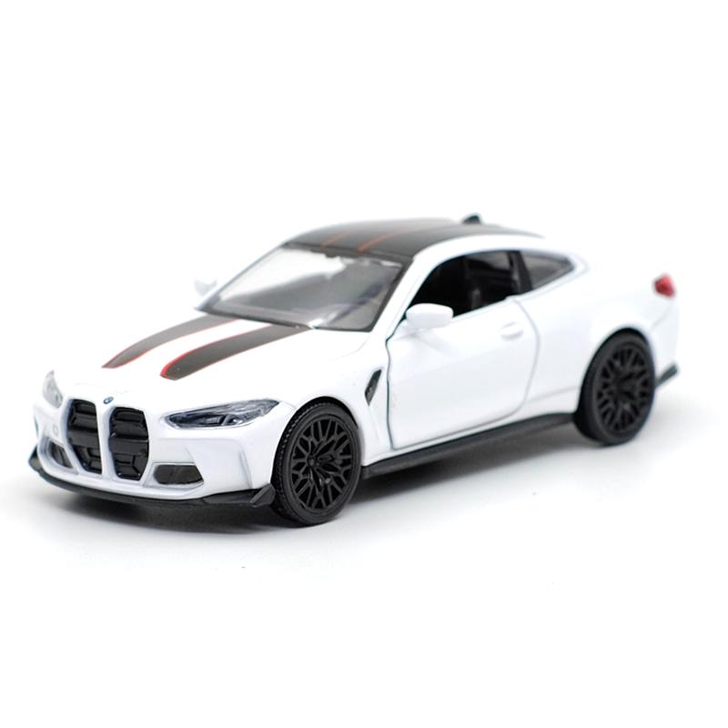 EZED9 RMZ CITY 1:36 BMW M4 CSL Sport Car Alloy Diecast Car Model Toy With Pull Back For Children Gifts Toy Collection