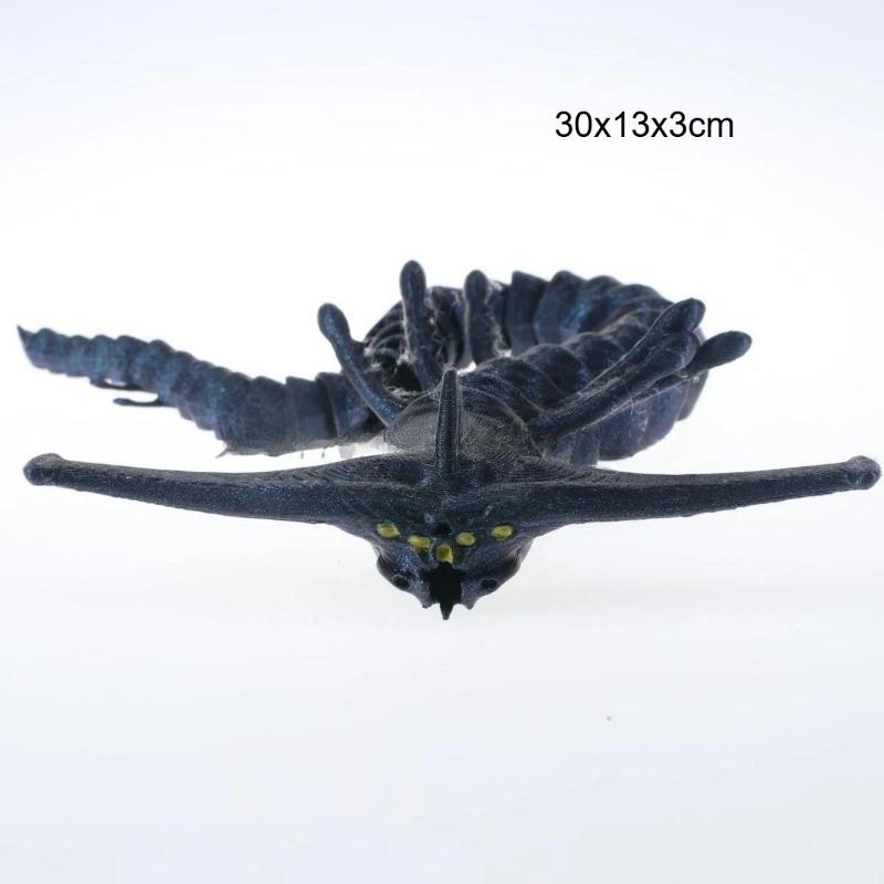 Bloop Sea Monster 3D Printed Flexible Articulated Fidget Toy – Sea Eater Deep Sea Creature Collectible Stress Relief Desk Toy
