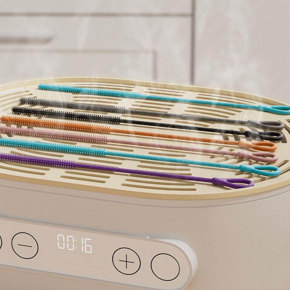 Long Silicone Straw Cleaning Brush Reusable Cleaning Tool New Gap Brush