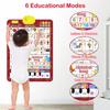 ABC Learning for Toddlers Learning Toys En/Spanish Electronic Interactive Wall Chart with Musical Alphabet Educational Gifts