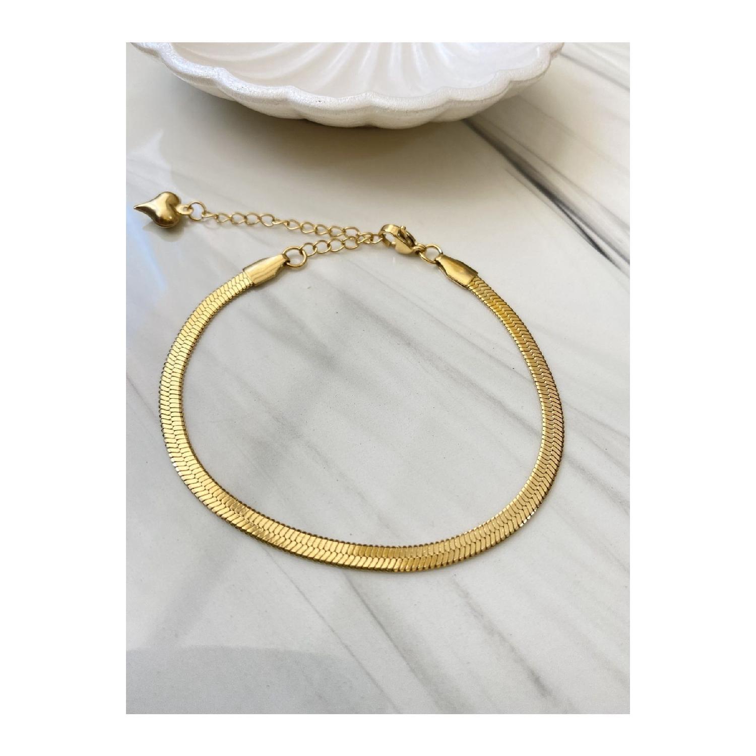 

Жіночий регульований італійський браслет із високоякісної сталі, стійкий до потьмяніння