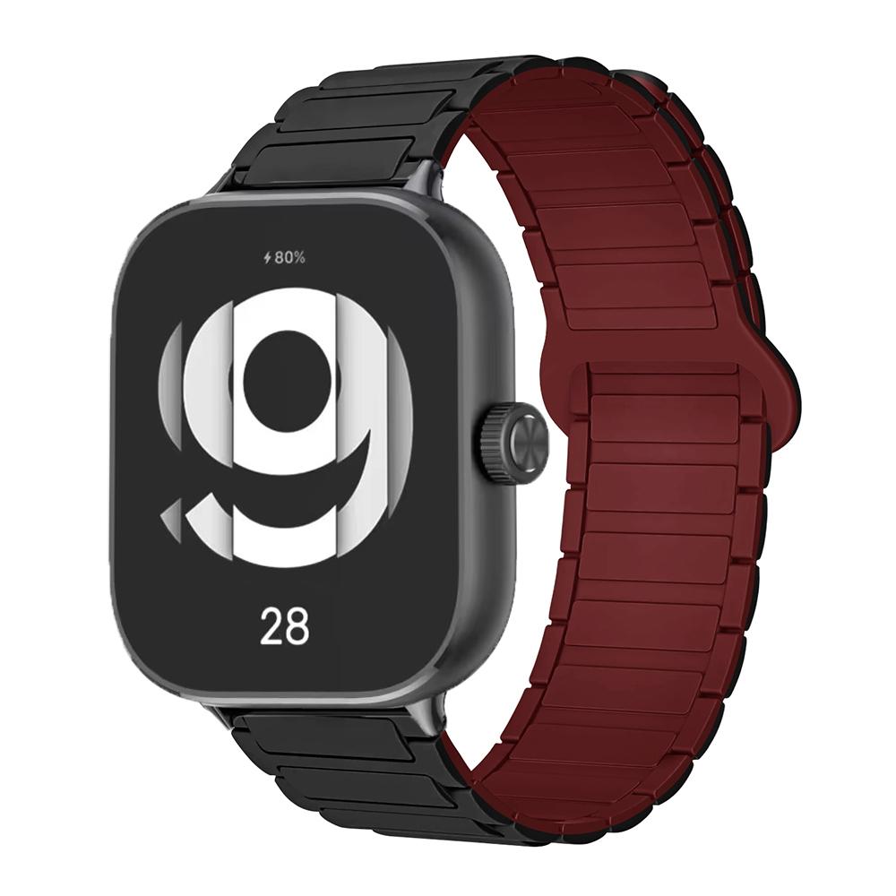 Magnetický náramek pro řemínek Redmi Watch 4 Silikonové pásky pro Xiaomi Mi Band 8 9 pro Řemínek k hodinkám Vyměnitelné příslušenství Correa