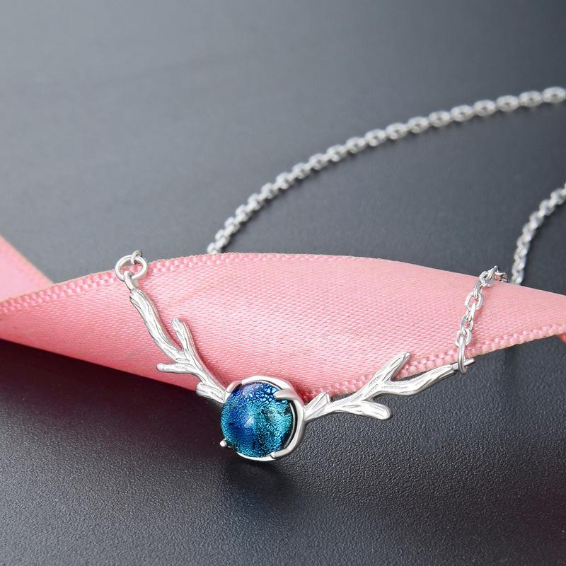 

Танцизное женское ожерелье из стерлингового серебра 925 пробы с цирконом в подарок